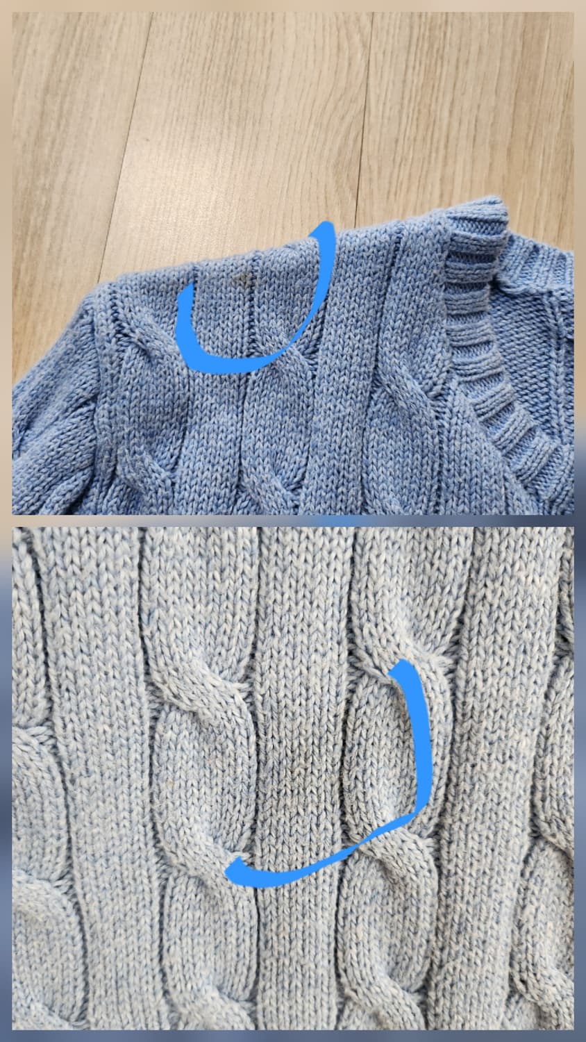 폴로랄프로렌 케이블니트 (M 상품이미지10