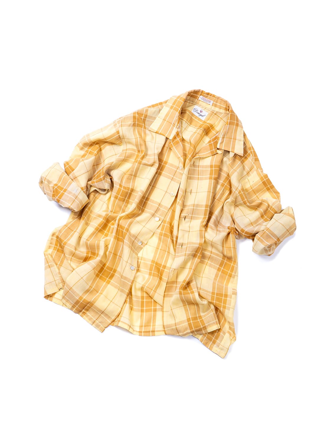 60s Donegal Loop Collar Check Shirt 상품이미지3