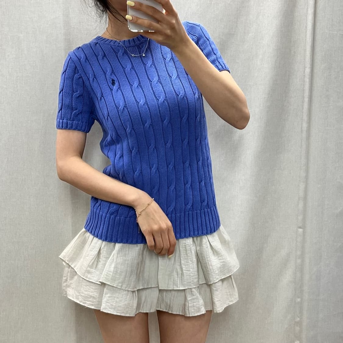 폴로 랄프 로렌 반팔 꽈배기 니트/#3710 상품이미지2