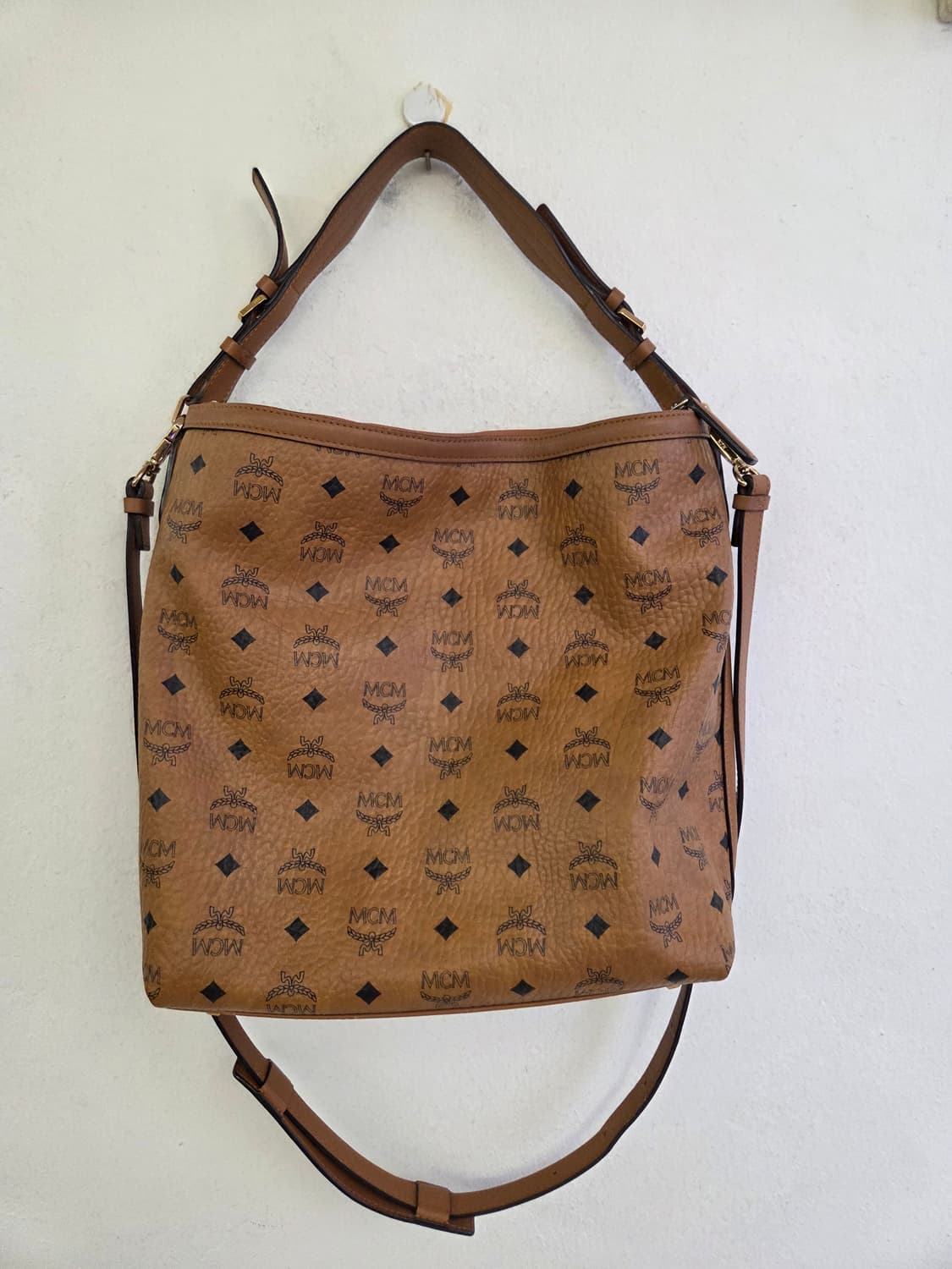 MCM 비세토스 호보백 브라운 상품이미지4