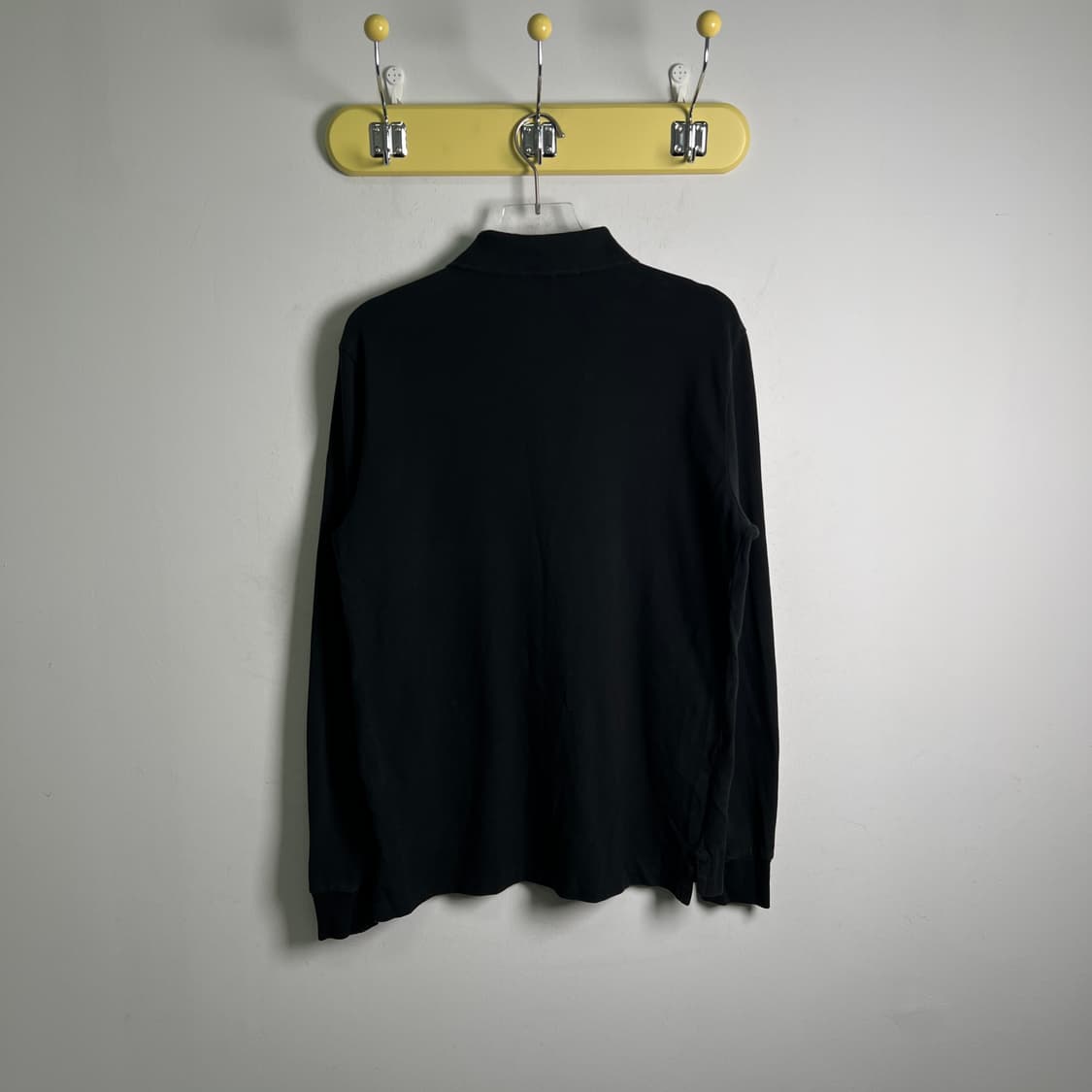 폴로 랄프로렌 블랙 긴팔 폴로 셔츠 M 상품이미지2