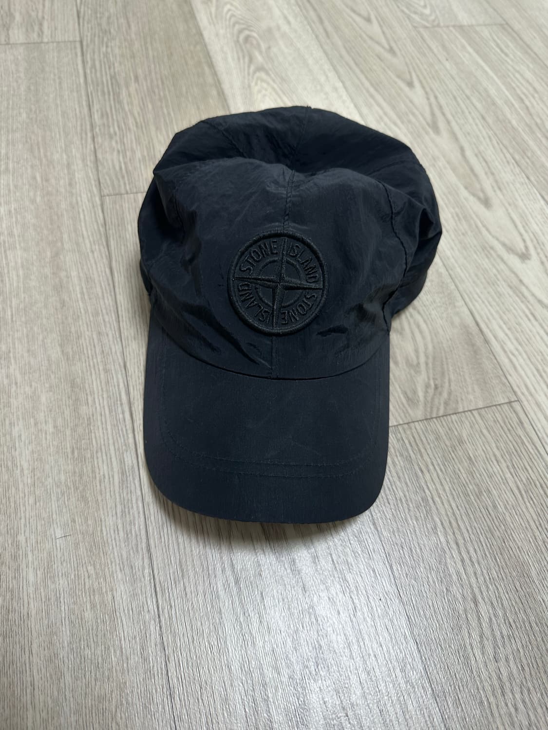 [L]스톤아일랜드 나일론 볼캡 블랙 상품이미지1