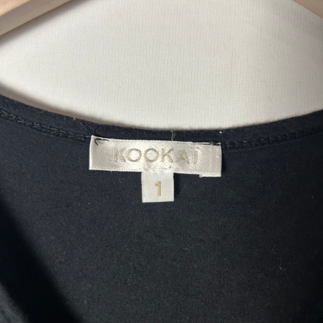 [KOOKAI] 쿠카이 키치 스타 프린팅 셔링 반팔티셔츠 상품이미지3