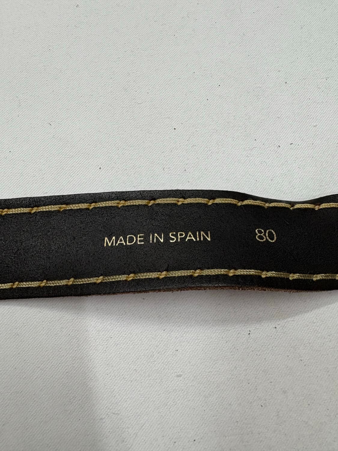 빈티지 웨스턴 스티치 벨트 made in spain 상품이미지4
