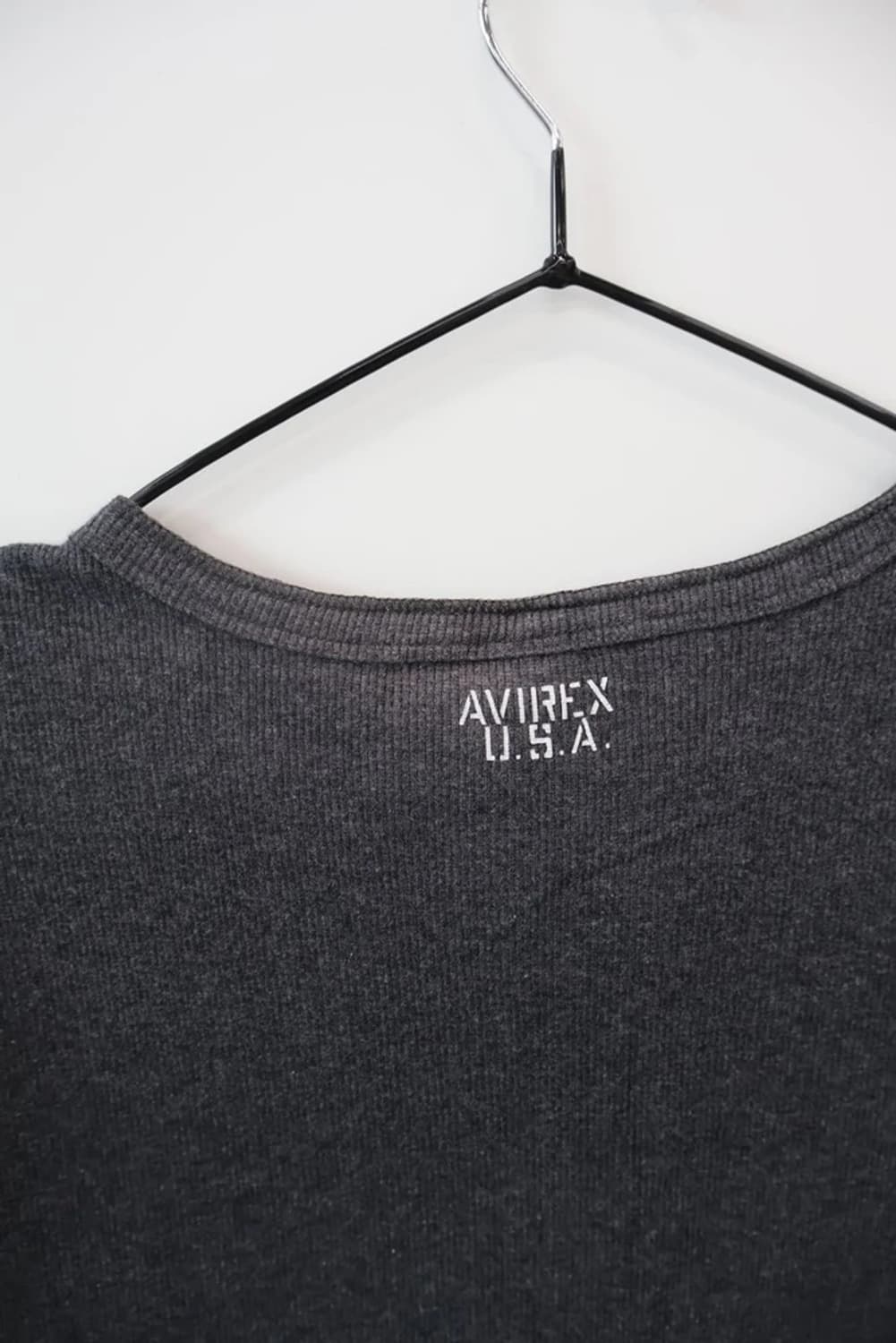 AVIREX U.S.A. Gray Henley Tee 상품이미지6