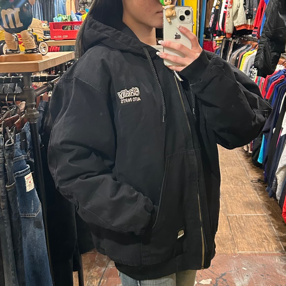 [HI]  berne 후드 자켓 블랙 상품이미지3