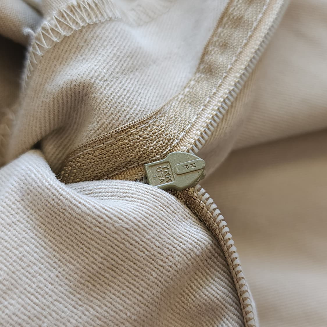 90s 폴로 치노팬츠 베이지 usa 패브릭 헤비코튼 34x32 상품이미지10