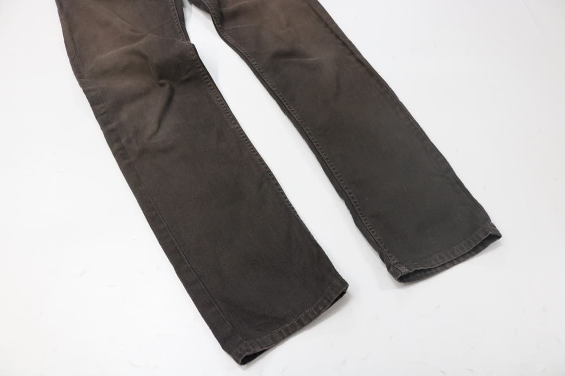 BEAMS 빔즈 빈티지 페이디드 브라운 슬림 스트레이트 팬츠 (S) 상품이미지6