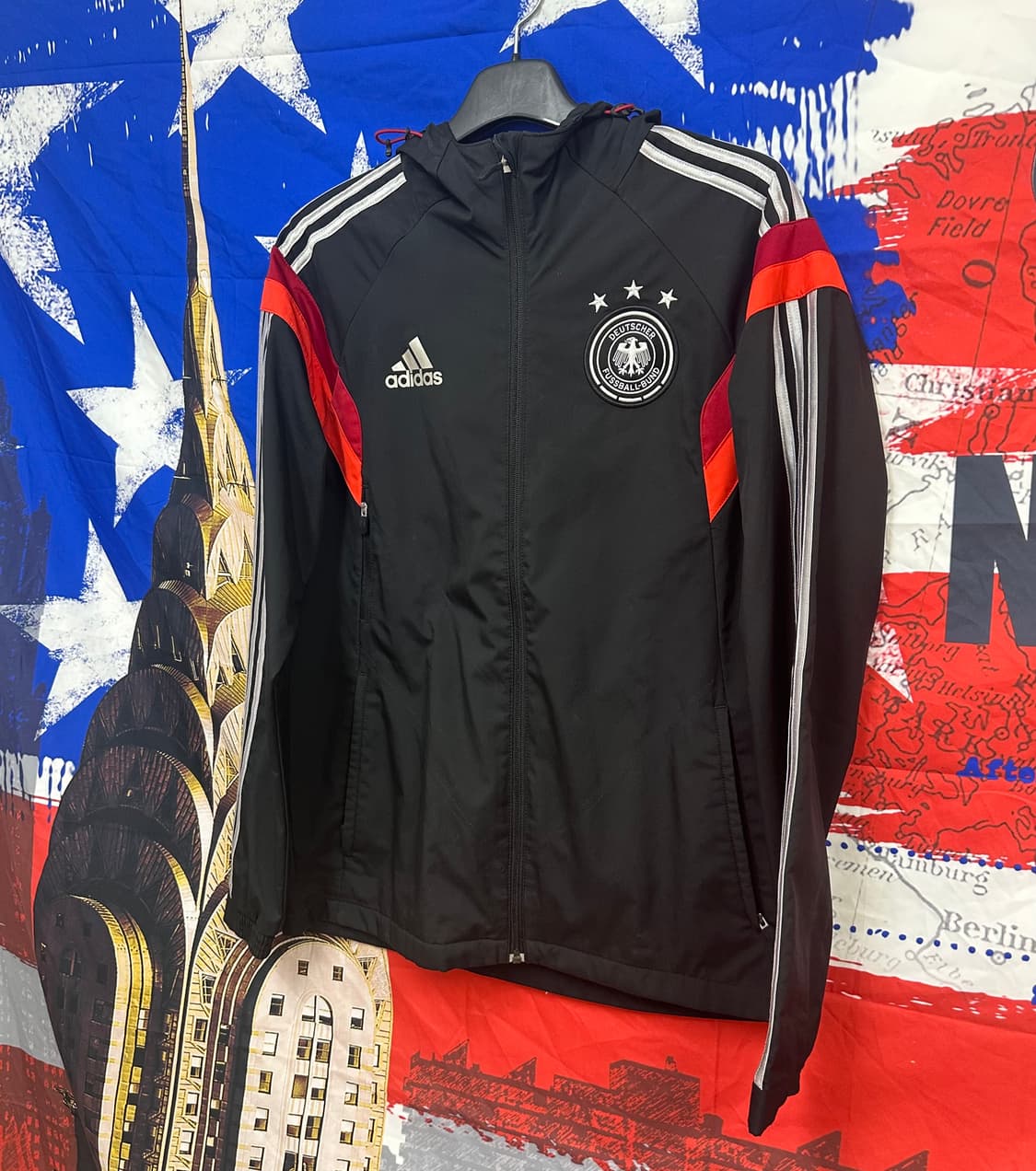 아디다스 올드스쿨 독일 오버핏 바람막이 XL105 상품이미지2