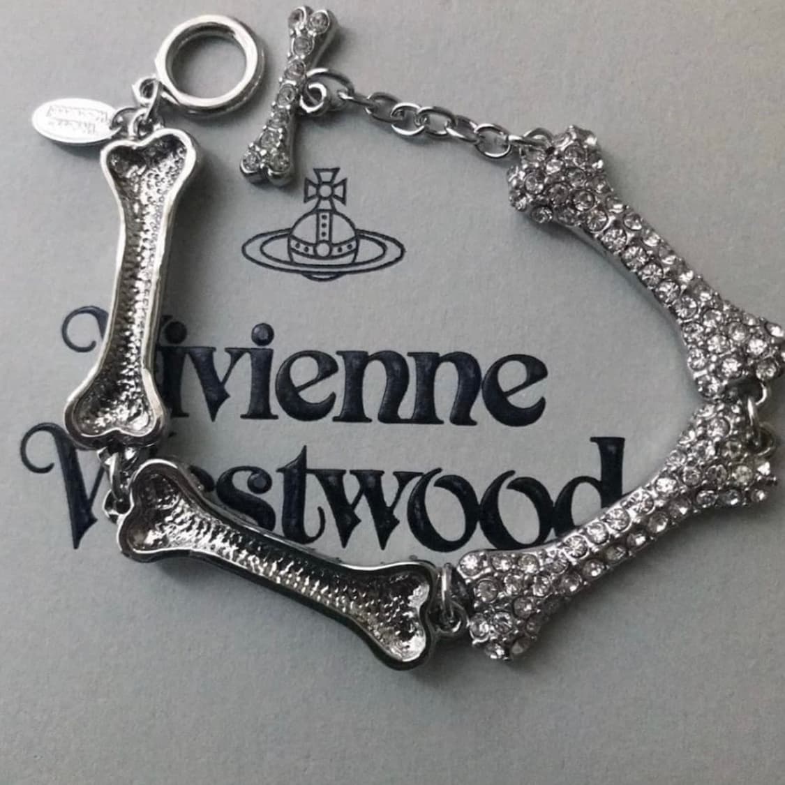비비안웨스트우드 아카이브 큐빅 본 브레이슬릿 팔찌 상품이미지2