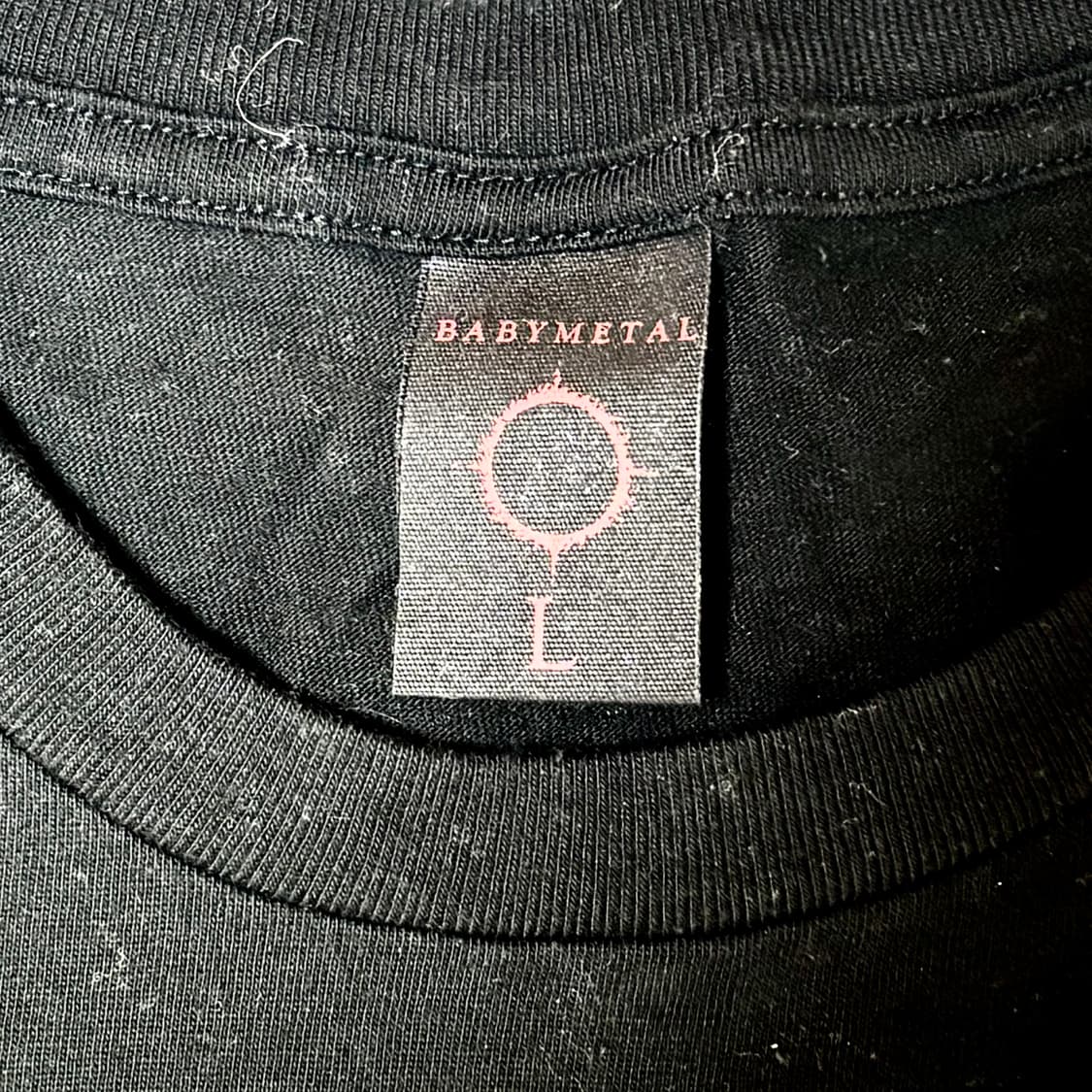Babymetal 베비메탈 공식 2018 투어 티셔츠 락시크 고스 펑크 상품이미지4