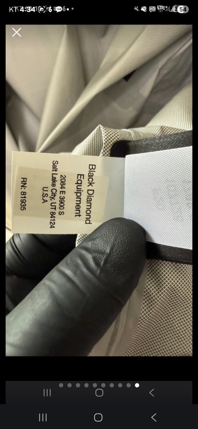 블랙다이아몬드 Stormline 레인쉘 자켓 M 상품이미지10