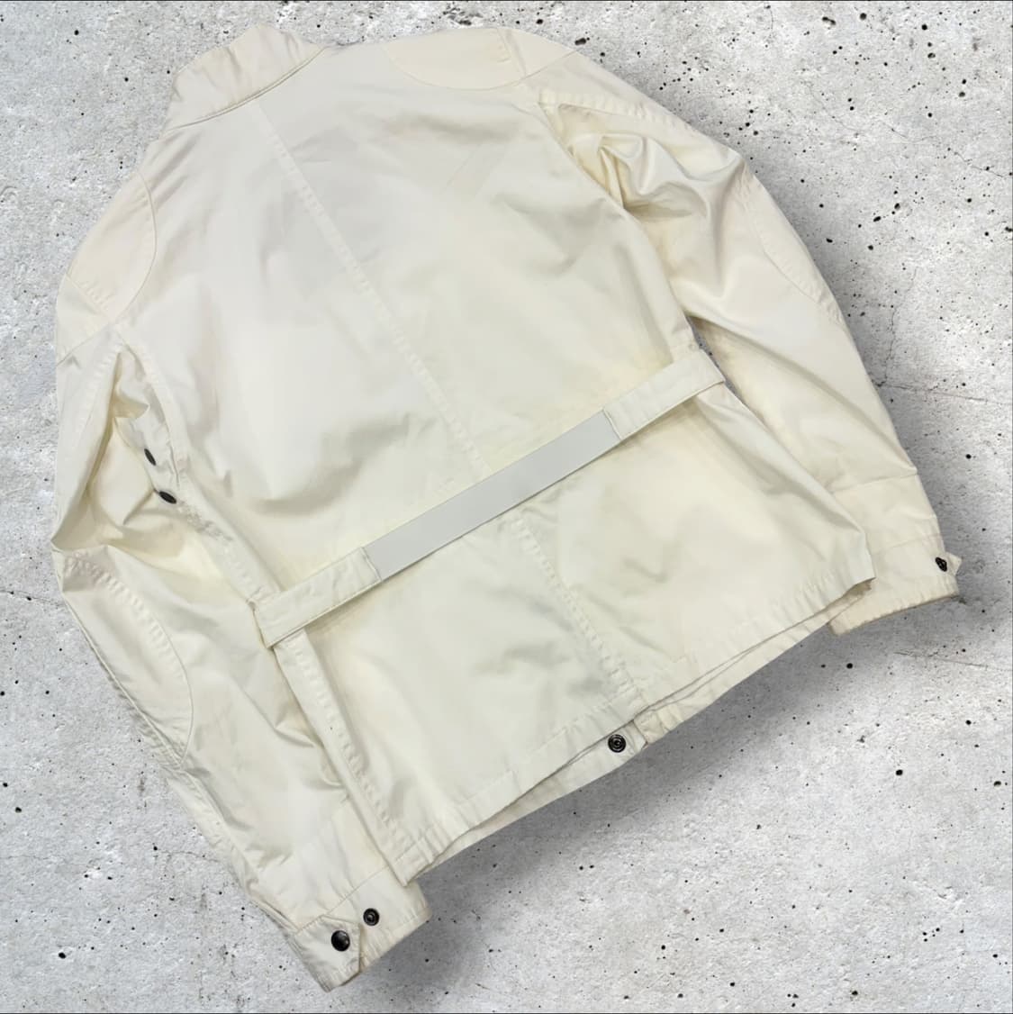 [38] 벨스타프 로드마스터 수입택 화이트 아이보리 자켓 D434 상품이미지2