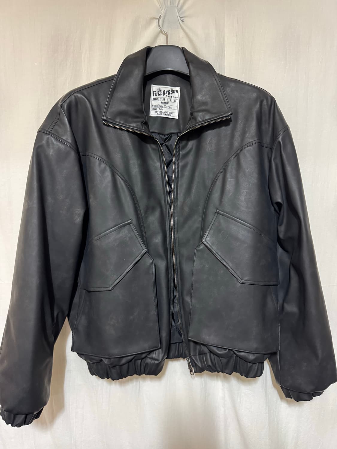 Full of ssun 풀오브썬 후드 레더 상품이미지3