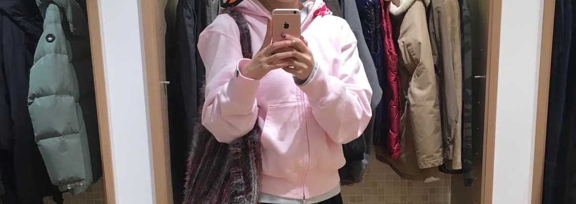 베이프 핑크 후드집업 상품이미지4