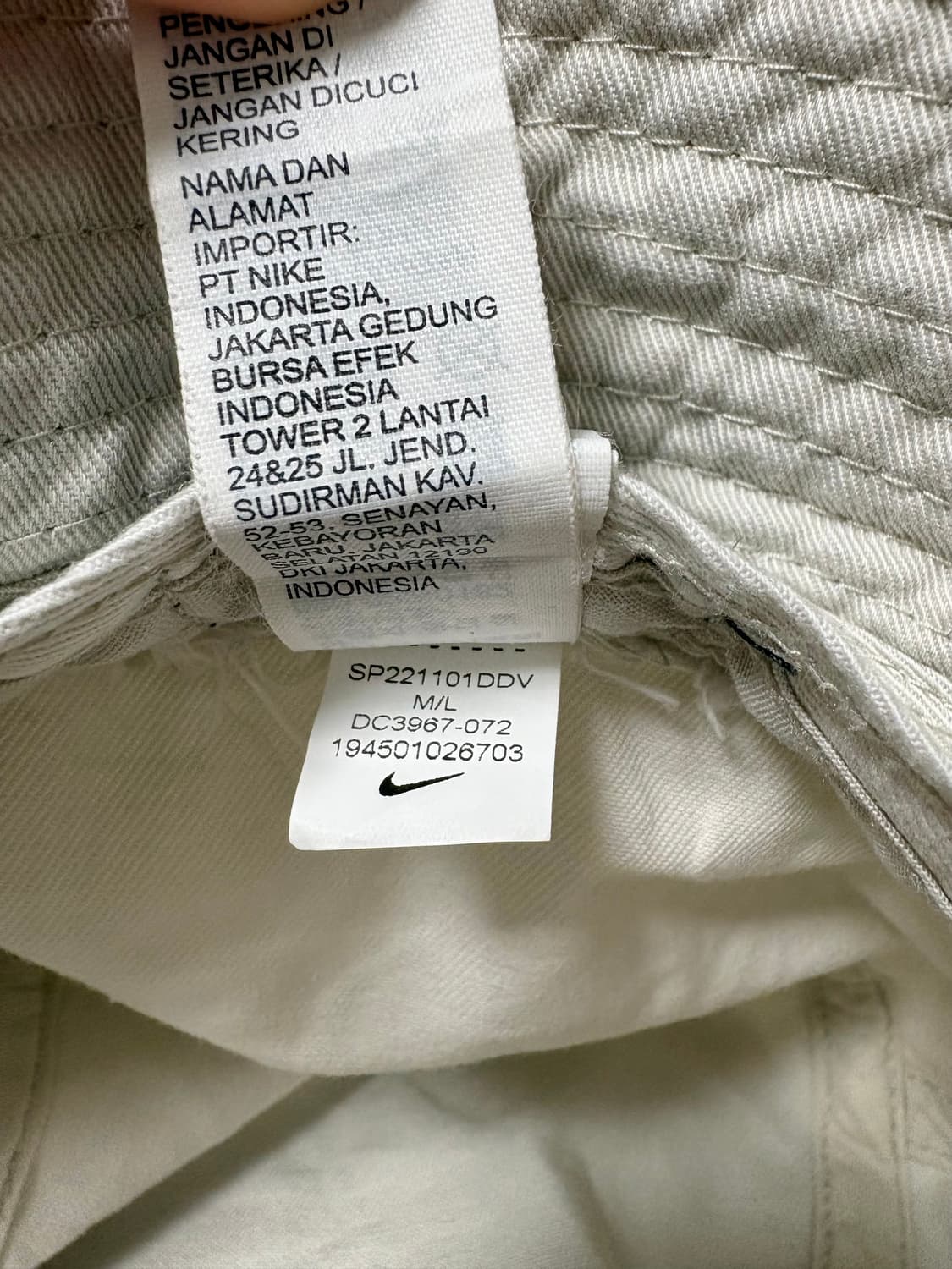 나이키 퓨추라 워시드 버킷햇 라이트본 상품이미지8