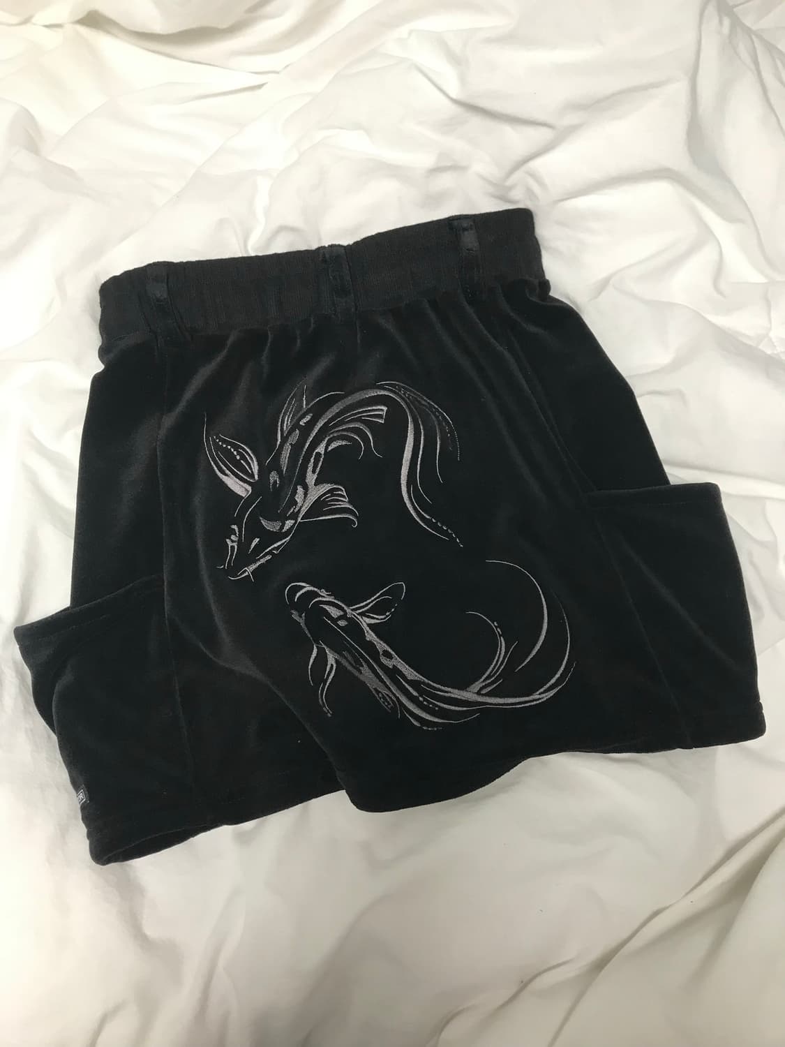 스컬프터 Velour Mini Skirt Black 상품이미지6