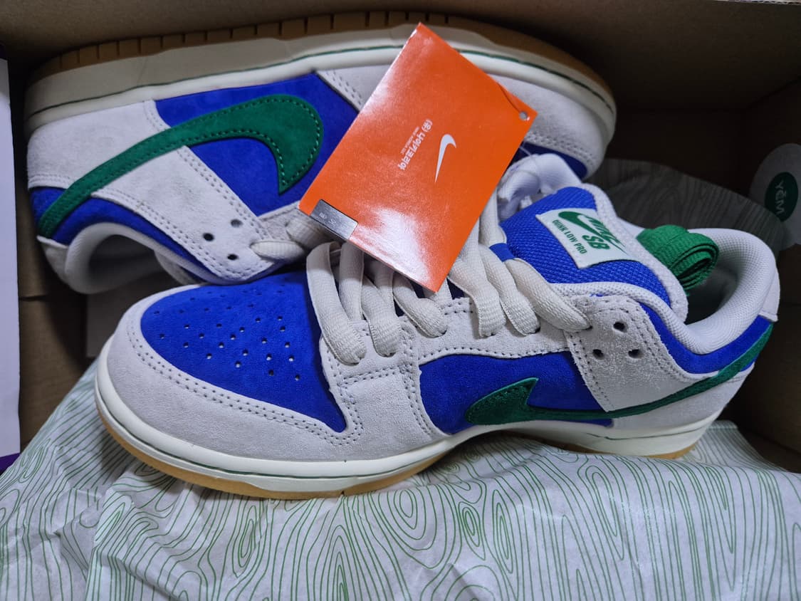 (새상품) 나이키 SB 덩크 로우 프로 팬텀 앤 하이퍼 로얄 상품이미지2