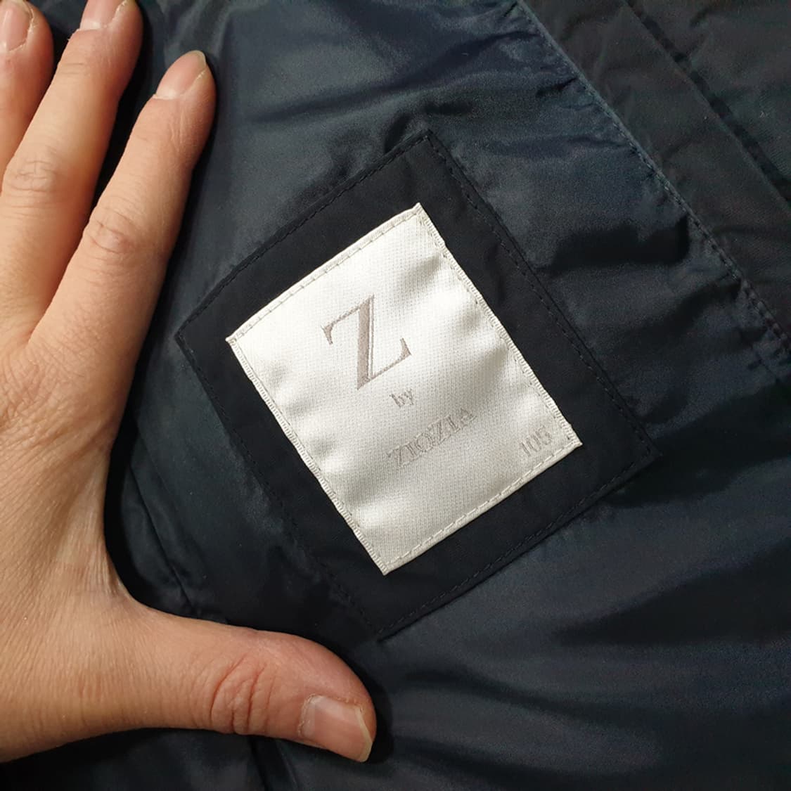 지오지아 하이넥 누빔 덕다운코트 100 상품이미지6