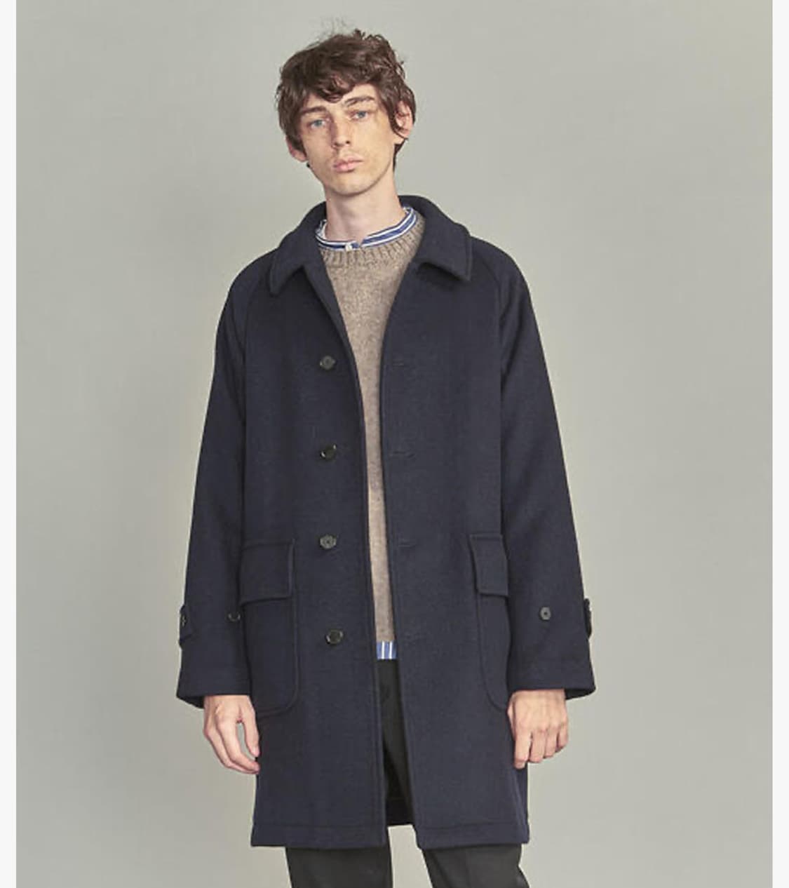 BEAUTY&YOUTH - MELTON BALMACAAN COAT 상품이미지2