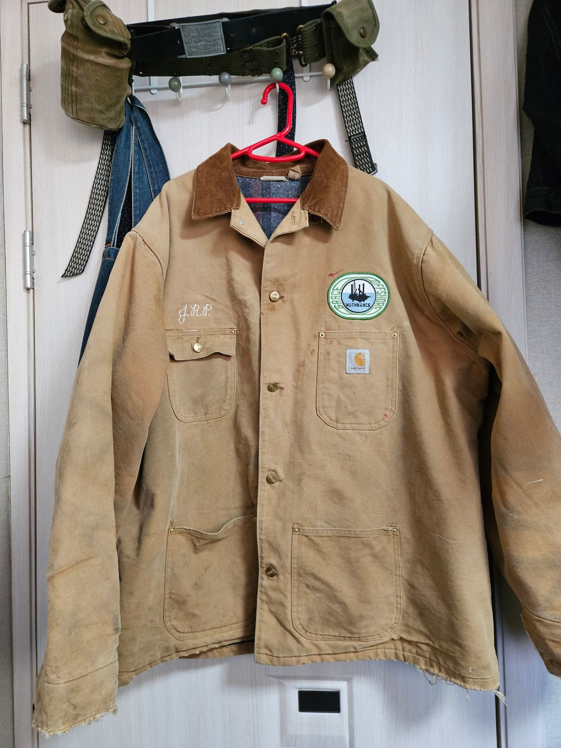 8~90s 칼하트 블랭킷 초어자켓 모자포함 빅사이즈 상품이미지1