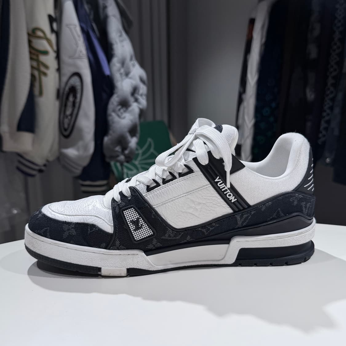 (A+/9.5) / 루이비통 LV 트레이너 스니커즈 블랙 상품이미지6
