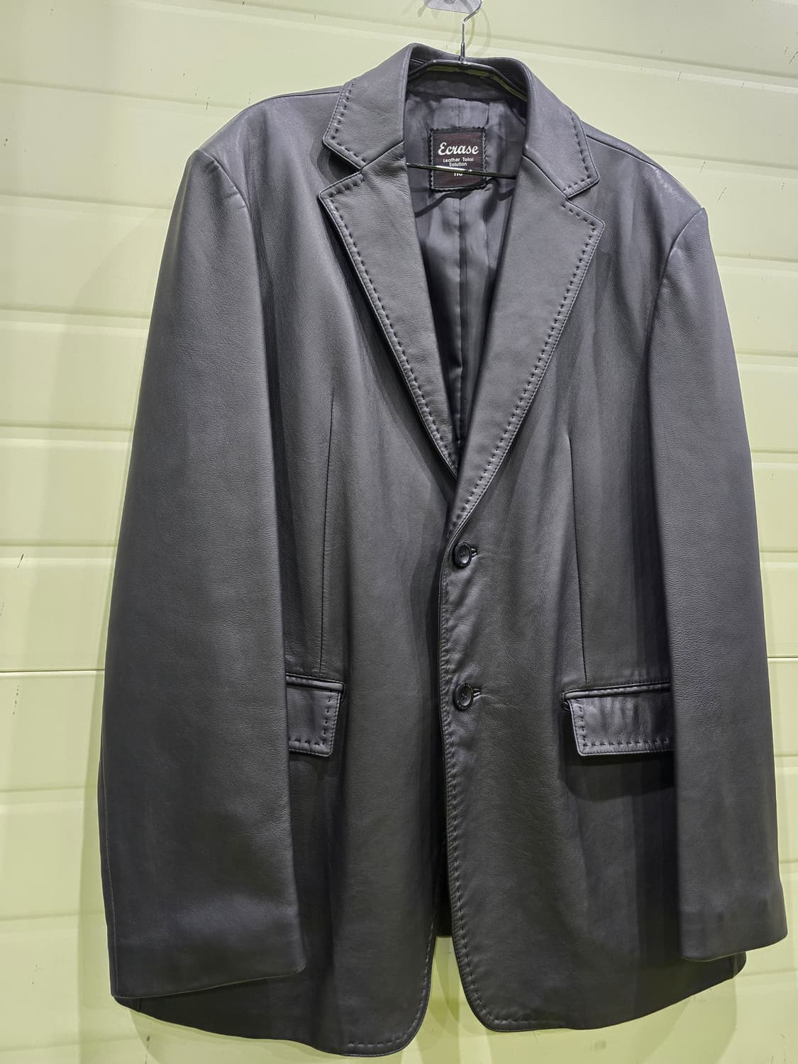 Ecrase 블랙 가죽 자켓 상품이미지4