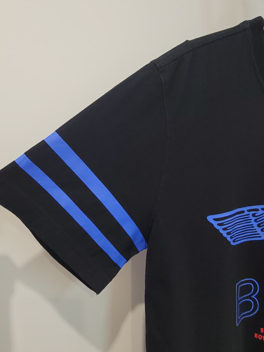 보이런던 시그니처 로고 블랙 반팔 티셔츠 L사이즈 상품이미지3