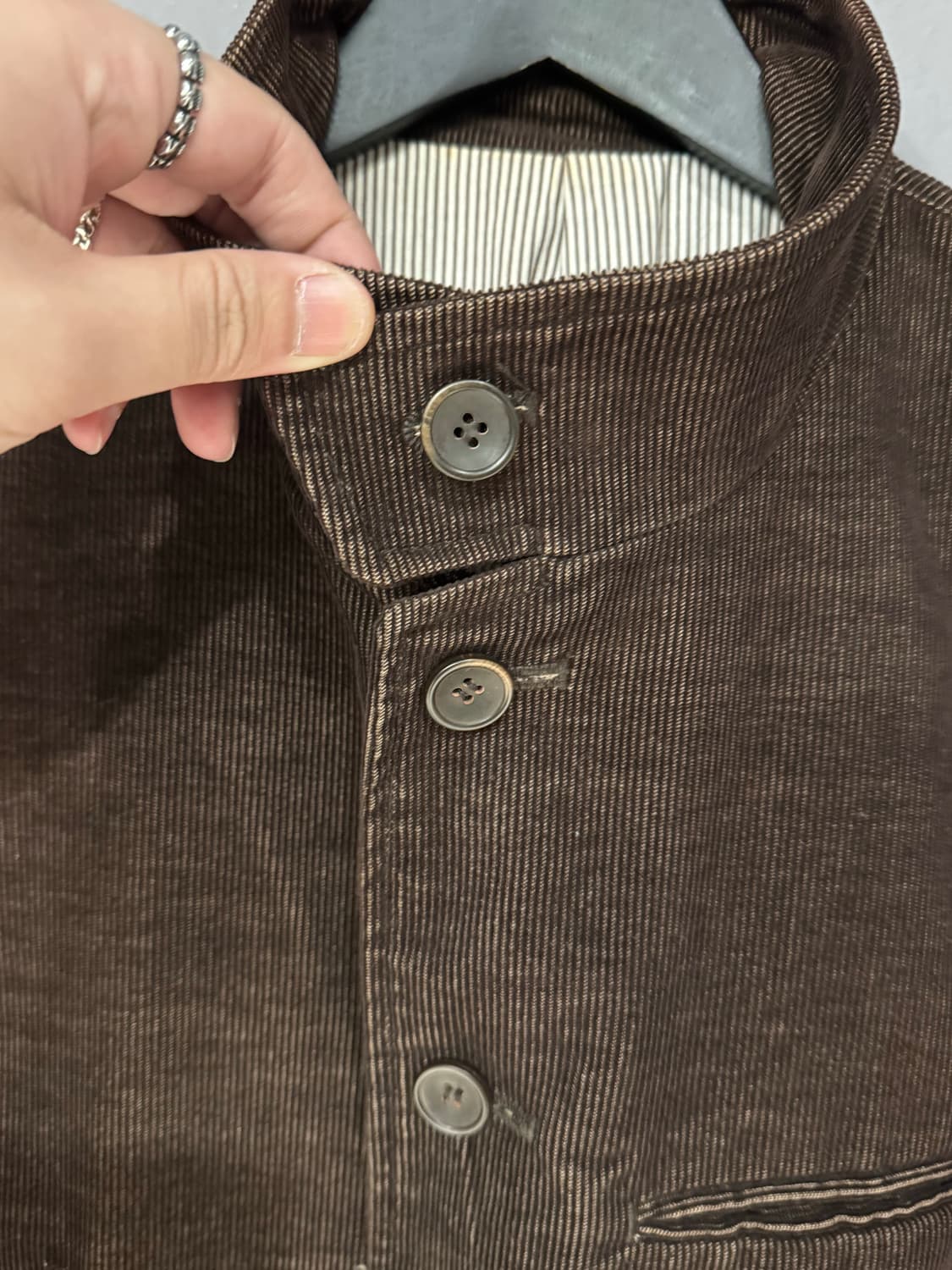 콤사이즘 by 파이브폭스 코듀로이 자켓  상품이미지5