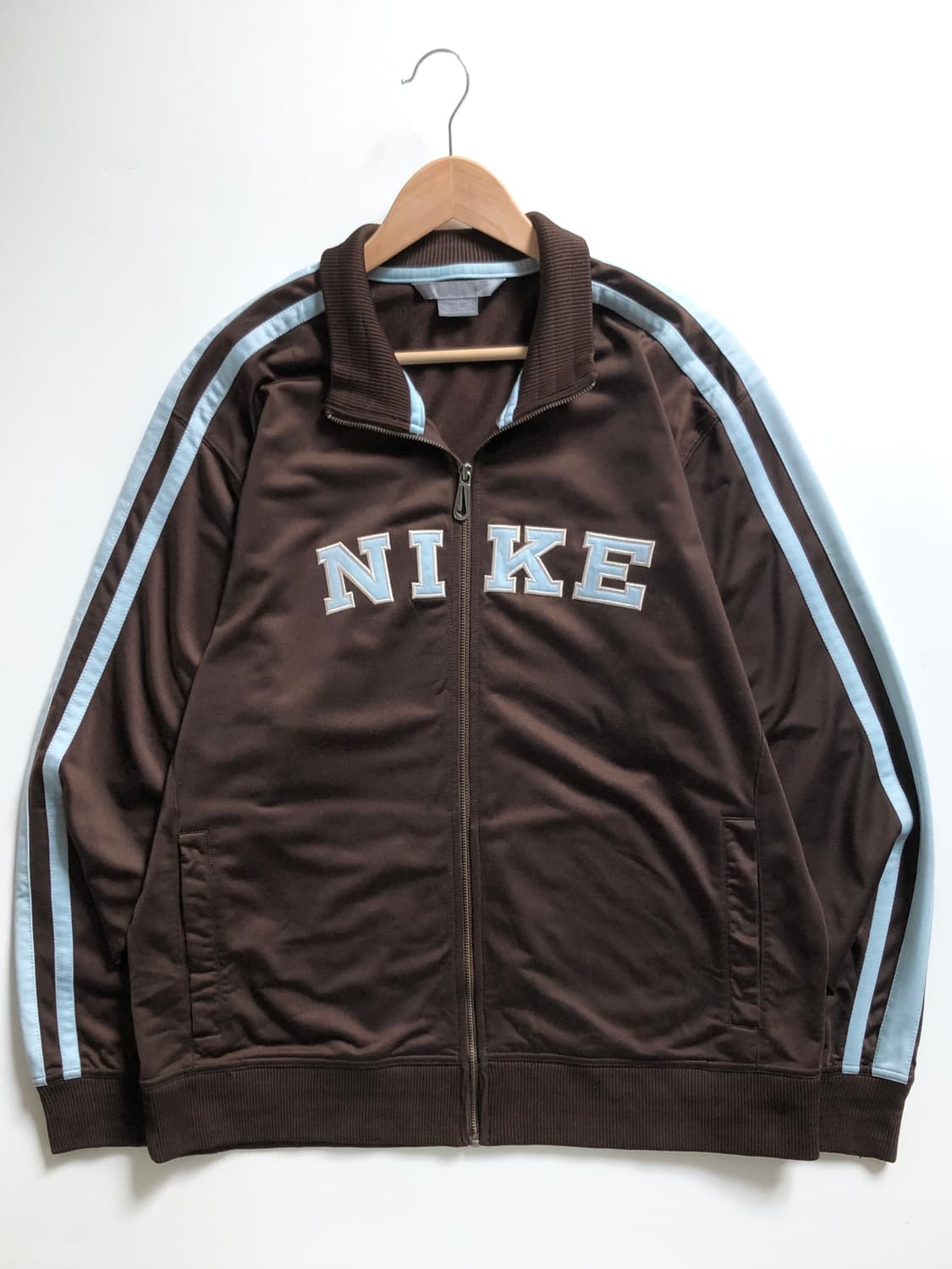 NIKE 나이키 00s 브라운컬러 빅로고 트랙탑 상품이미지2