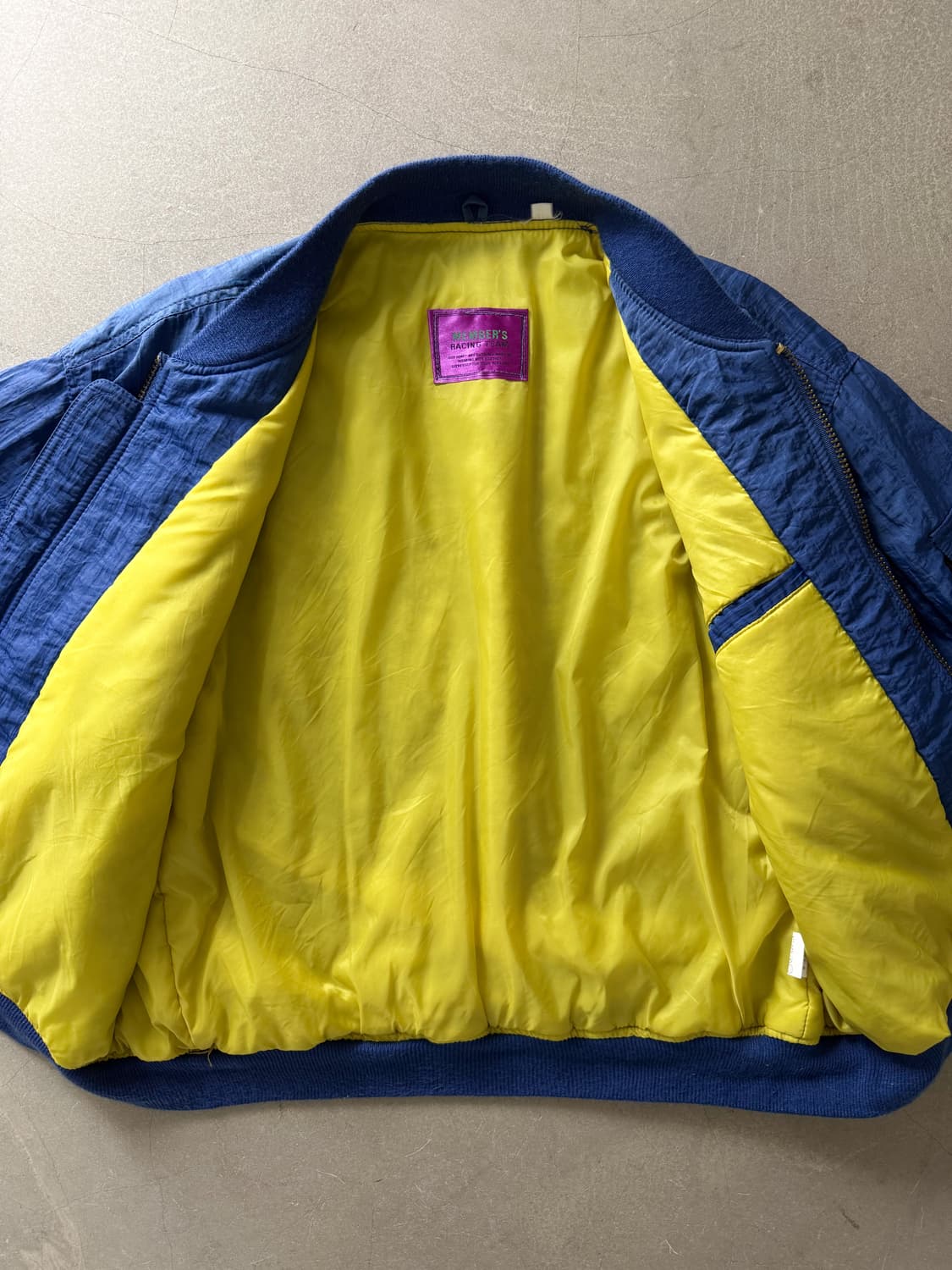 Vintage Member's Nylon Bomber Jacket 상품이미지6