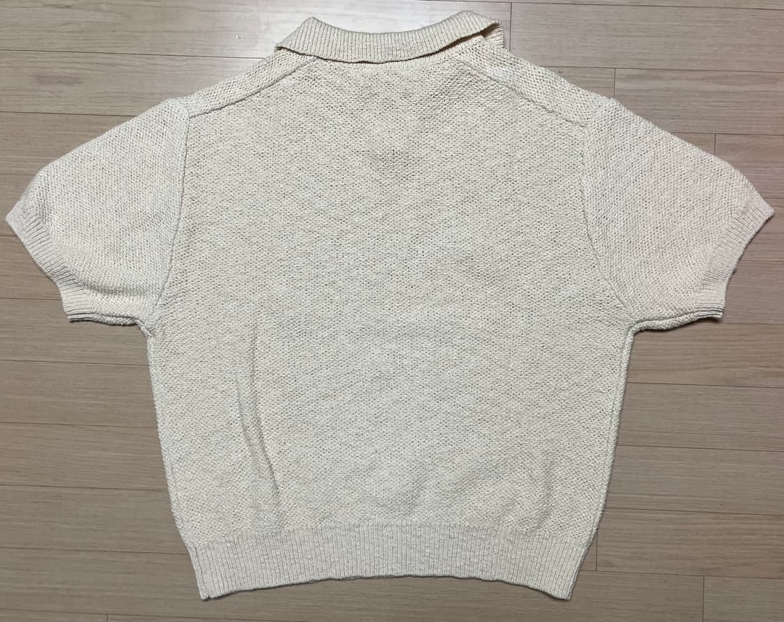 인사일런스 오픈 칼라 슬럽 니트 상품이미지3