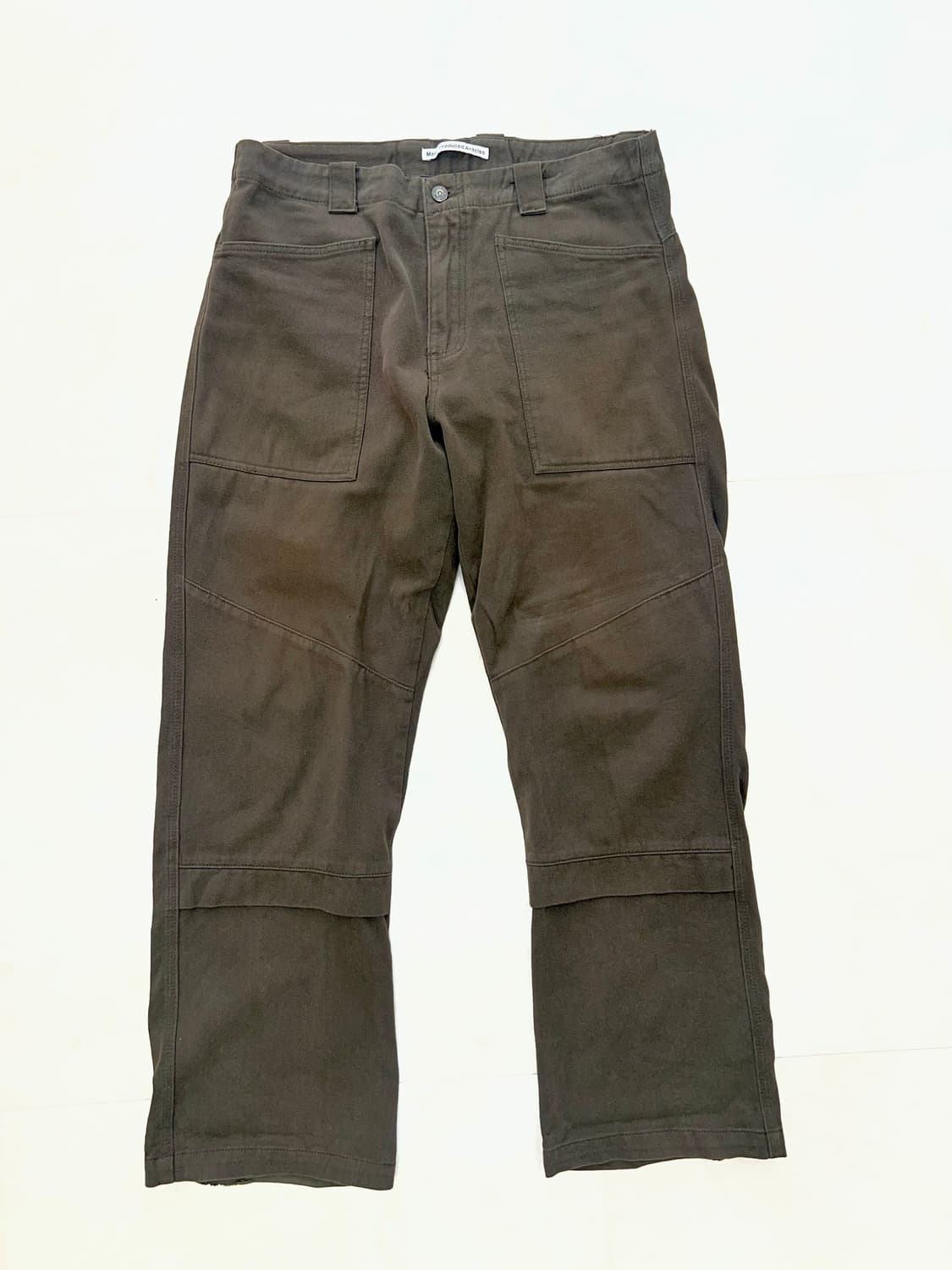 [L] 플라스틱 프로덕트 웨이브 지퍼 팬츠 상품이미지2