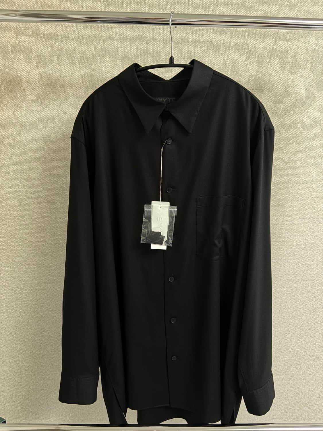 요지야마모토 yohji Yamamoto 26ss 레이온 레귤러 셔츠 상품이미지1