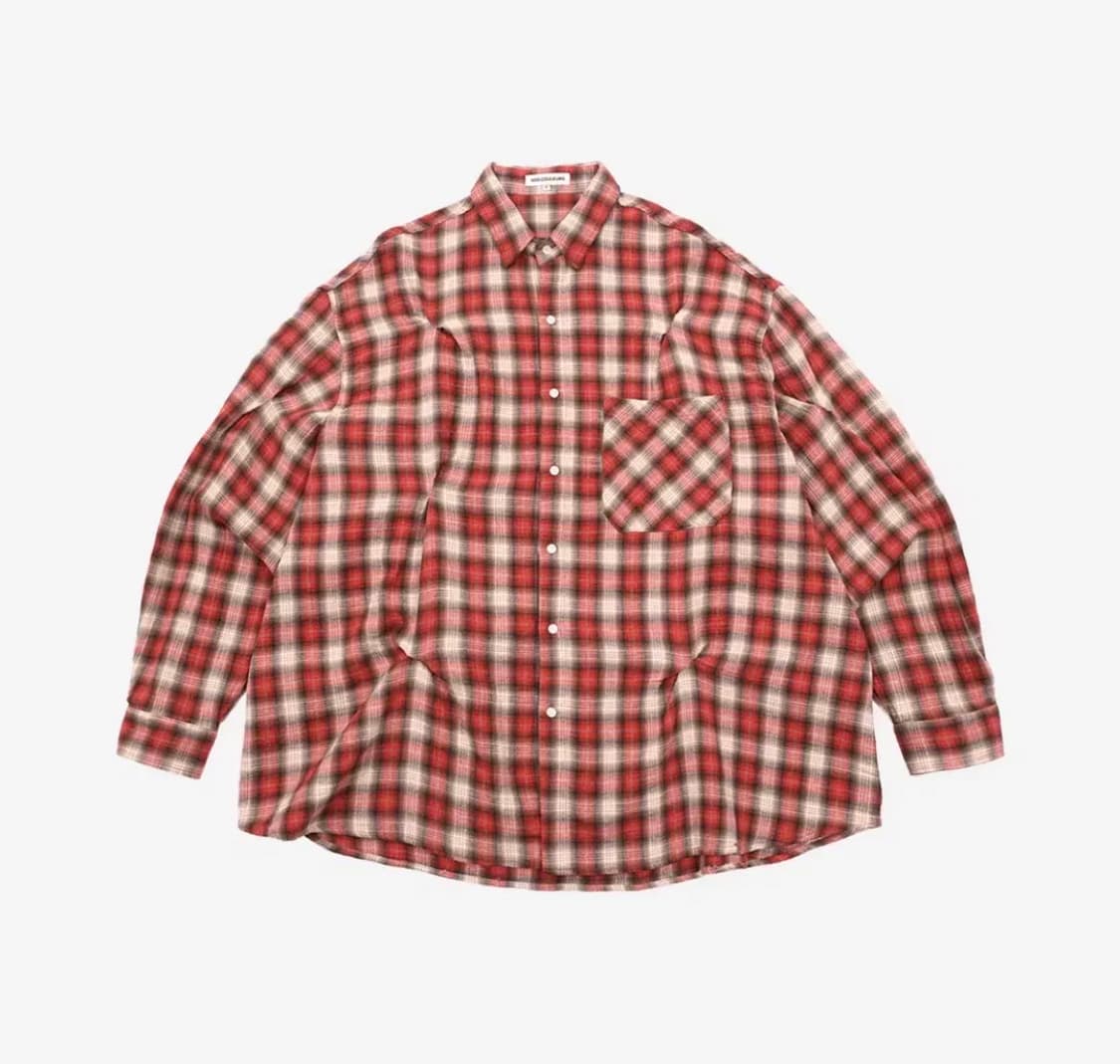 노쿨러스 체크 바이트 셔츠 1사이즈 상품이미지1