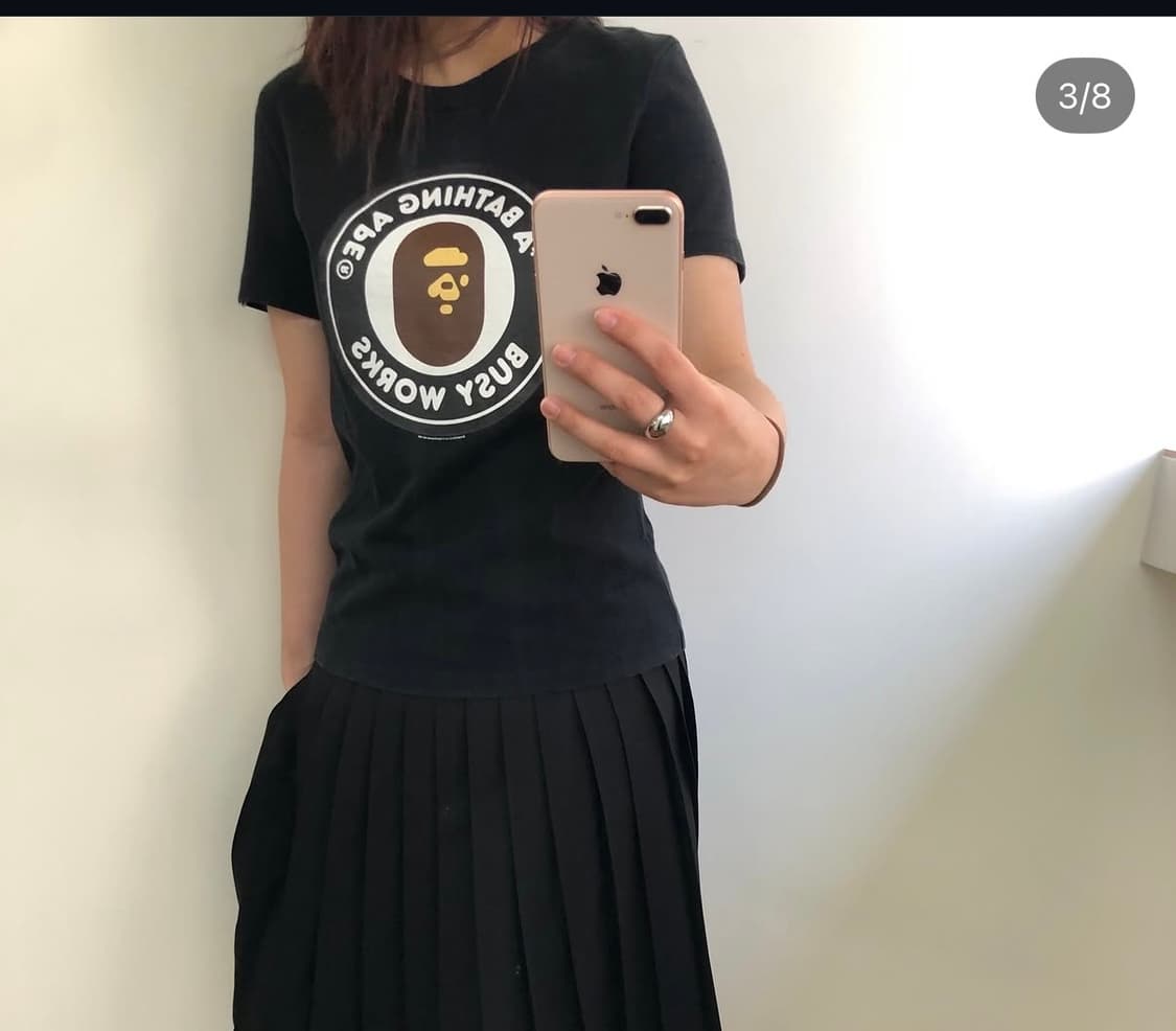 딱붙핏))) 베이프 티셔츠 상품이미지1