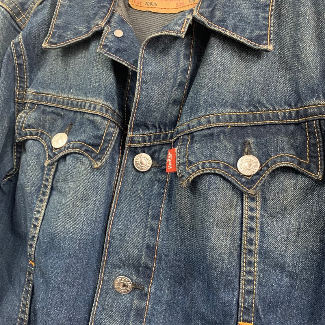L 리바이스 70905 웨스턴 데님 트러커 청자켓 상품이미지4
