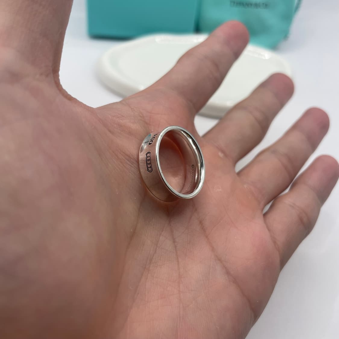 티파니앤코 반지 1837 링 미디움 실버  상품이미지5
