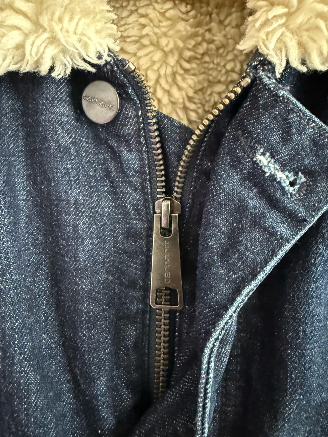 칼하트(Carhartt) 양털 데님 커버울 상품이미지8