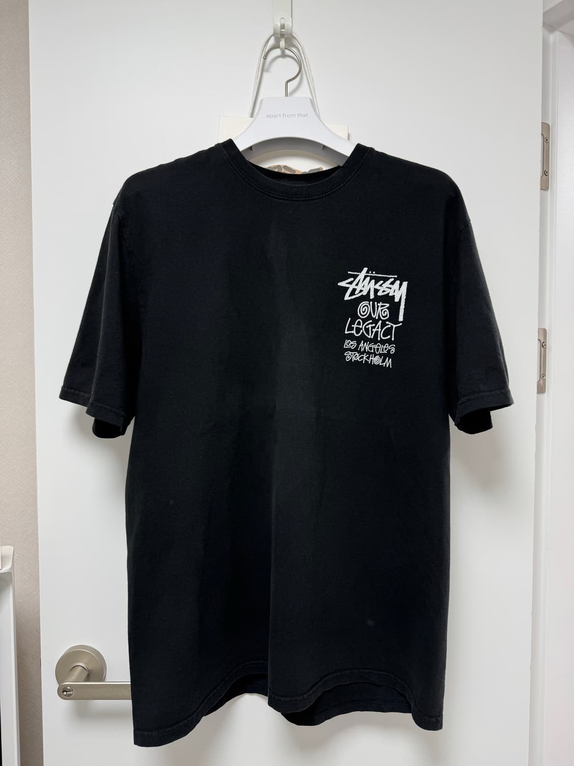 스투시 아워레가시 서프맨 반팔 L 상품이미지1