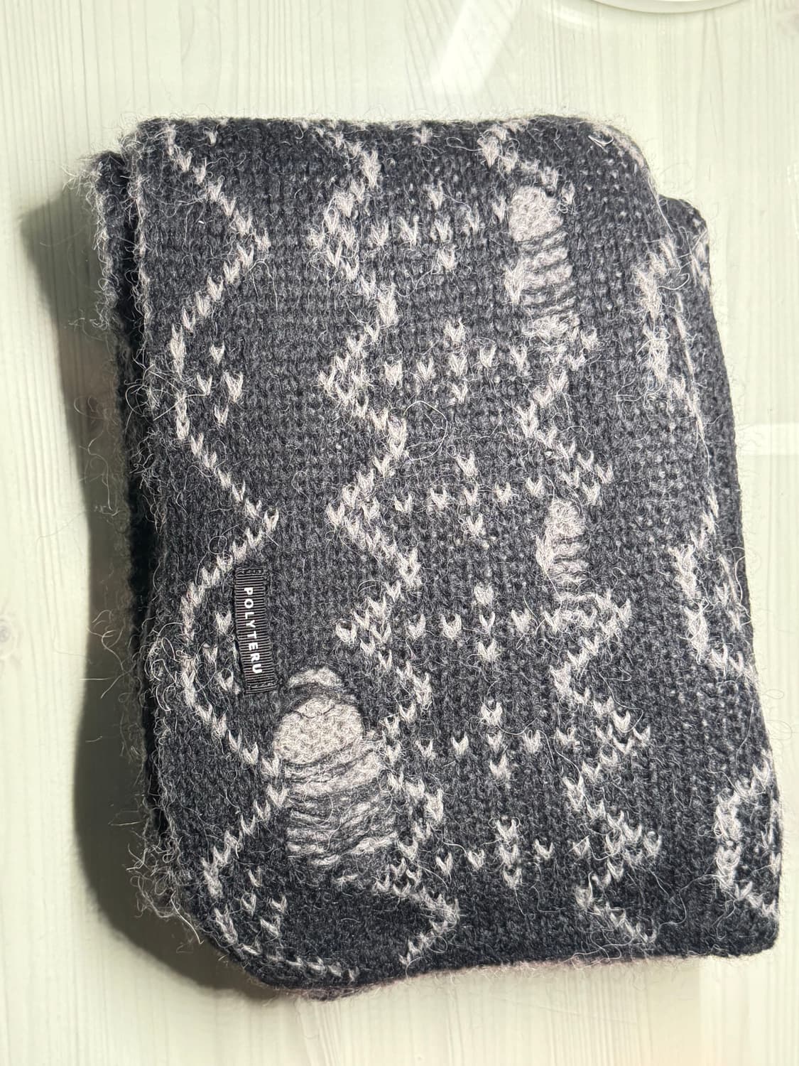 폴리테루 머플러 노르딕 블랙 상품이미지2