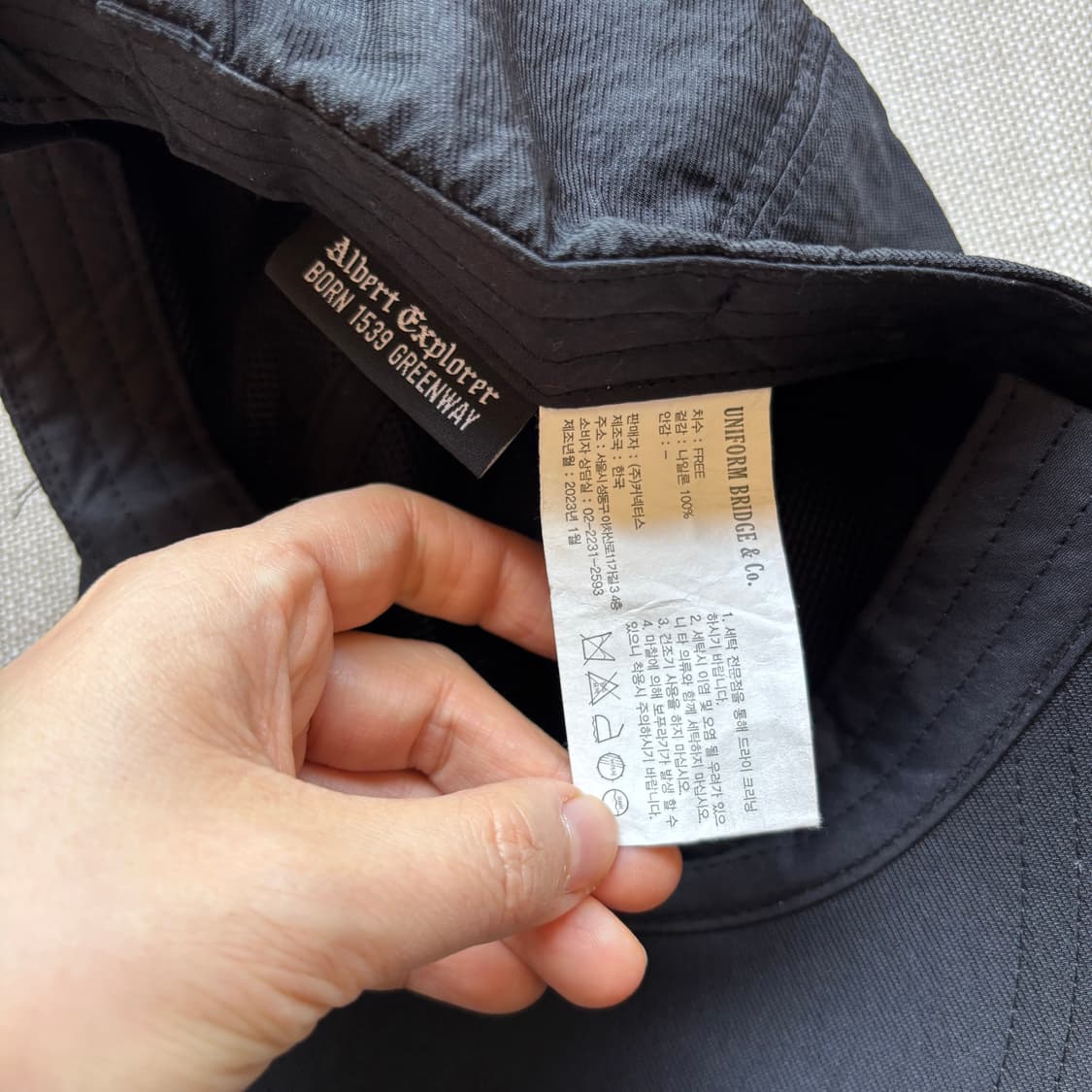 유니폼브릿지 Albert Explorer 나일론 볼캡 상품이미지8