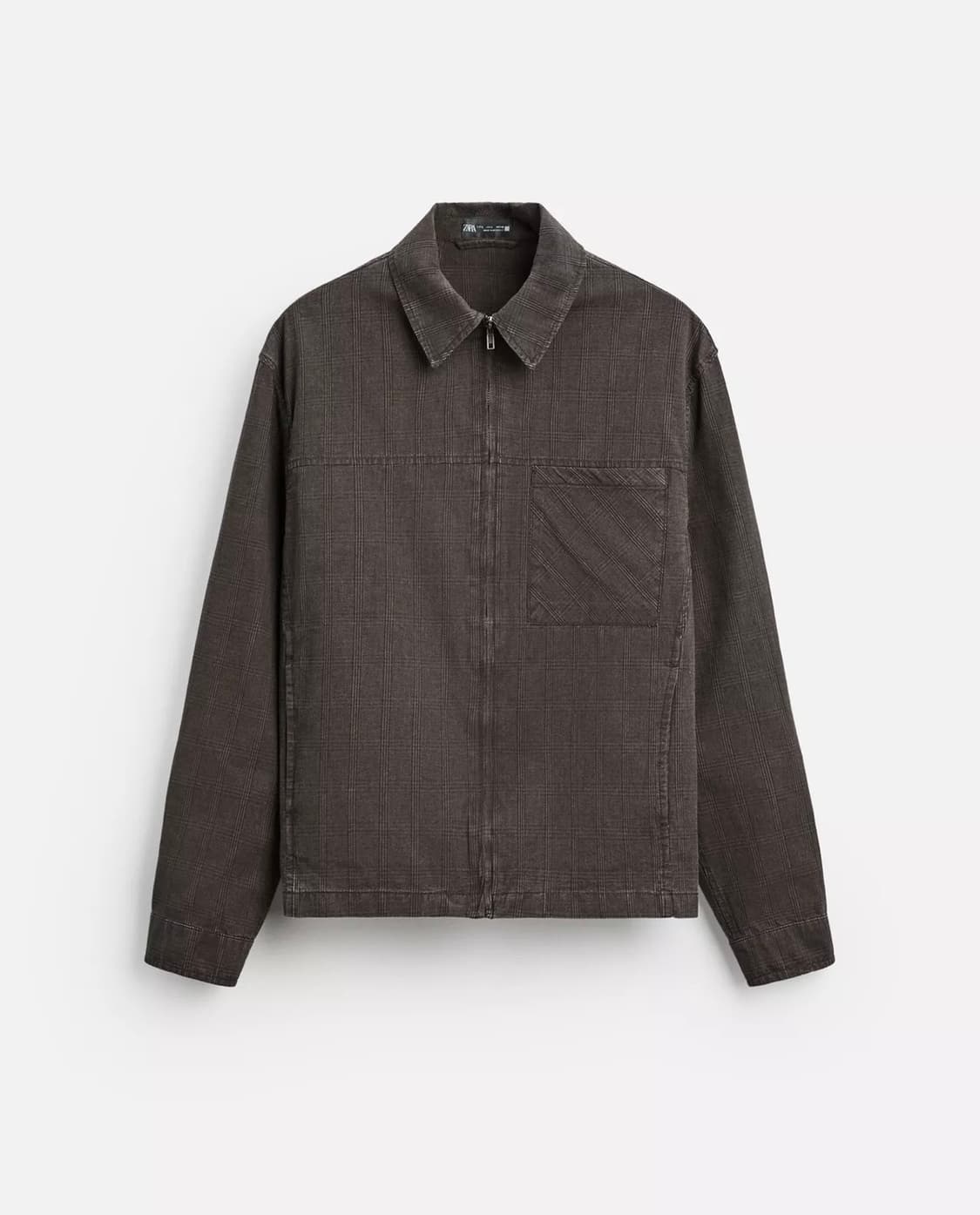 (XL) 자라 라이트웨이트 체크 점퍼  상품이미지1