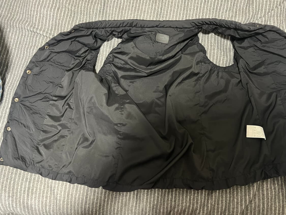 [정품 중고]여성 라코스테 패딩 조끼 블랙 36사이즈 상품이미지3