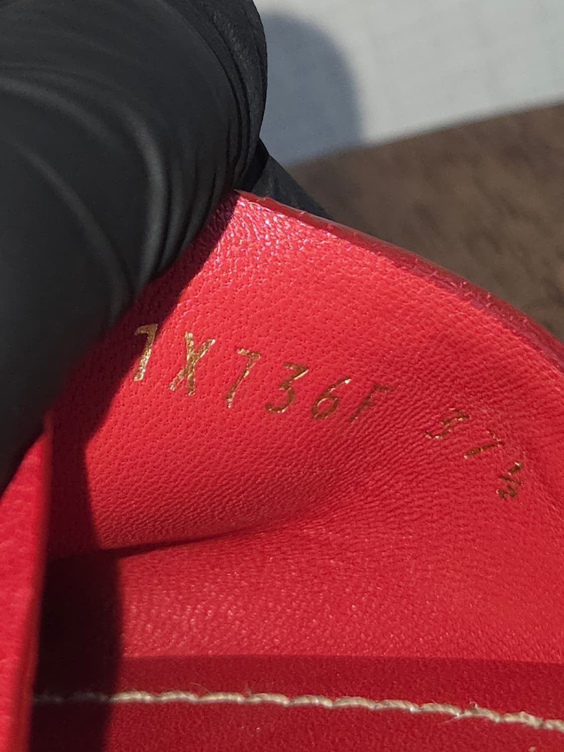 프라다 레드 가죽 에스파드 샌들 (EU 37.5) 상품이미지7