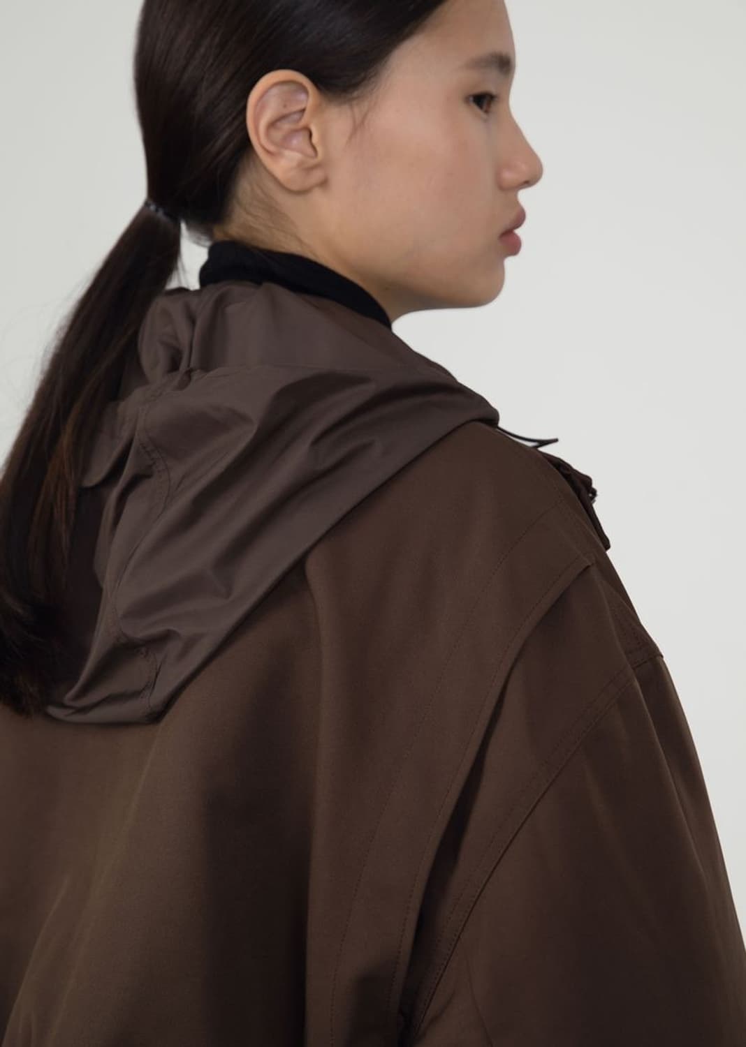 아모멘토 PADDED HOODED CROP JUMPER 상품이미지9