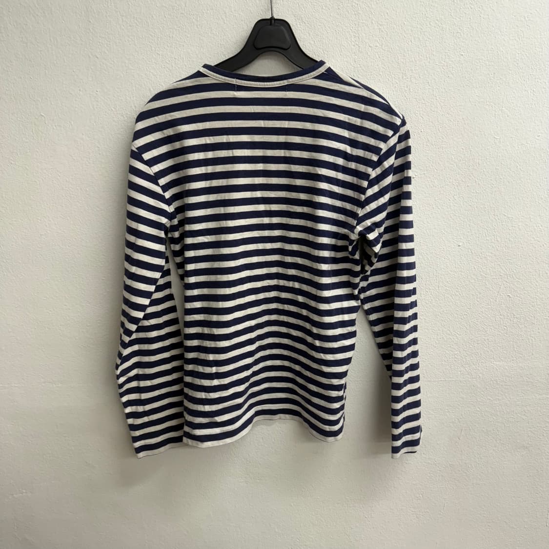 꼼데가르송 스트라이프 하트 와펜 롱슬리브 S 상품이미지4