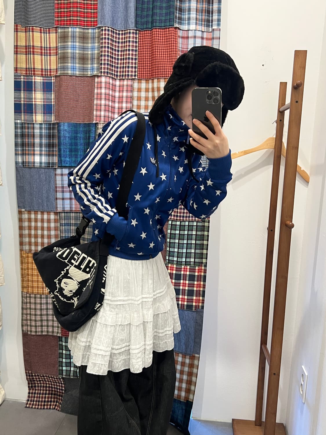 아디다스 블루 화이트 스타 져지 상품이미지3