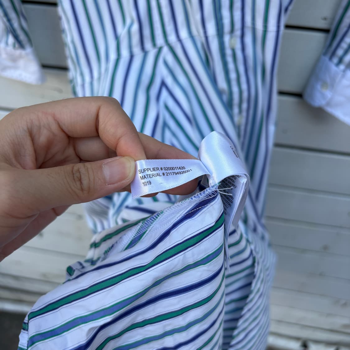 Polo 폴로 스트라이프 셔츠 원피스 상품이미지8