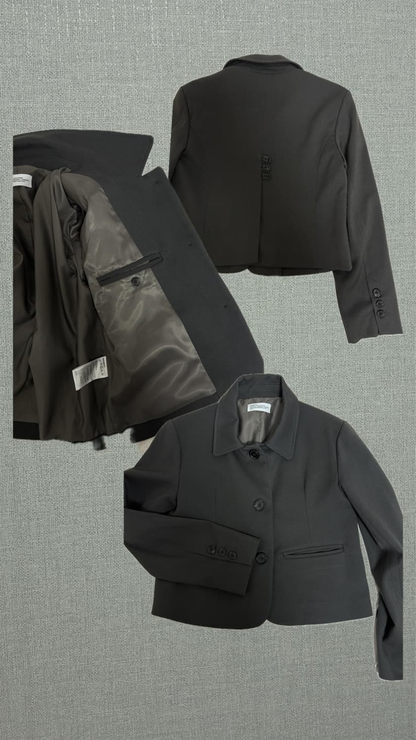 Partimento -W 셋업 (차콜, S) 상품이미지2